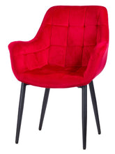 Virginia Rot Polsterstuhl 4er Set